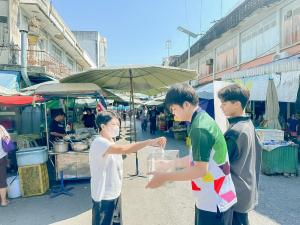 คณะวิทยาการจัดการ จัดกิจกรรมประชาสัมพันธ์และรับบริจาคเงินทำบุญในงานทำบุญเมืองลพบุรี ครั้งที่ 26 ประจำปี พ.ศ. 2568