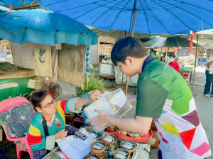 คณะวิทยาการจัดการ จัดกิจกรรมประชาสัมพันธ์และรับบริจาคเงินทำบุญในงานทำบุญเมืองลพบุรี ครั้งที่ 26 ประจำปี พ.ศ. 2568