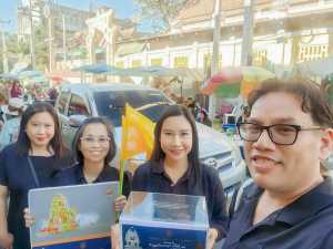 คณะวิทยาการจัดการ จัดกิจกรรมประชาสัมพันธ์และรับบริจาคเงินทำบุญในงานทำบุญเมืองลพบุรี ครั้งที่ 26 ประจำปี พ.ศ. 2568