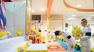 มรภ.เทพสตรี ร่วมกิจกรรมเนื่องในวันคล้ายวันพระบรมราชสมภพ รัชกาลที่ 9 วันชาติ และวันพ่อแห่งชาติ