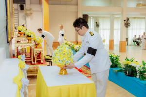 มรภ.เทพสตรี ร่วมกิจกรรมเนื่องในวันคล้ายวันพระบรมราชสมภพ รัชกาลที่ 9 วันชาติ และวันพ่อแห่งชาติ