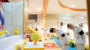 มรภ.เทพสตรี ร่วมกิจกรรมเนื่องในวันคล้ายวันพระบรมราชสมภพ รัชกาลที่ 9 วันชาติ และวันพ่อแห่งชาติ