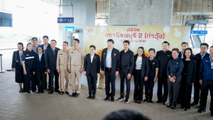 มรภ.เทพสตรี ร่วมพิธีเปิดสถานีรถไฟลพบุรี 2 (ท่าวุ้ง) รองรับขบวนรถด่วนพิเศษ รถด่วน และรถเร็ว 14 ขบวน
