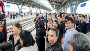 มรภ.เทพสตรี ร่วมพิธีเปิดสถานีรถไฟลพบุรี 2 (ท่าวุ้ง) รองรับขบวนรถด่วนพิเศษ รถด่วน และรถเร็ว 14 ขบวน