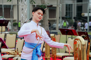 มรภ.เทพสตรี และ กระทรวง อว. จัดงานดนตรีในสวน : H.M. Song อว. บรรเลงเพลงของพ่อ เทิดพระเกียรติ รัชกาลที่ 9 เพื่อน้อมรำลึกถึงพระปรีชาสามารถด้านดนตรี และสืบสานบทเพลงพระราชนิพนธ์โดยคนรุ่นใหม่