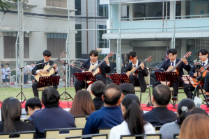 มรภ.เทพสตรี และ กระทรวง อว. จัดงานดนตรีในสวน : H.M. Song อว. บรรเลงเพลงของพ่อ เทิดพระเกียรติ รัชกาลที่ 9 เพื่อน้อมรำลึกถึงพระปรีชาสามารถด้านดนตรี และสืบสานบทเพลงพระราชนิพนธ์โดยคนรุ่นใหม่