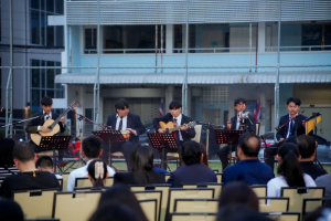 มรภ.เทพสตรี และ กระทรวง อว. จัดงานดนตรีในสวน : H.M. Song อว. บรรเลงเพลงของพ่อ เทิดพระเกียรติ รัชกาลที่ 9 เพื่อน้อมรำลึกถึงพระปรีชาสามารถด้านดนตรี และสืบสานบทเพลงพระราชนิพนธ์โดยคนรุ่นใหม่