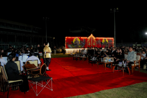 มรภ.เทพสตรี และ กระทรวง อว. จัดงานดนตรีในสวน : H.M. Song อว. บรรเลงเพลงของพ่อ เทิดพระเกียรติ รัชกาลที่ 9 เพื่อน้อมรำลึกถึงพระปรีชาสามารถด้านดนตรี และสืบสานบทเพลงพระราชนิพนธ์โดยคนรุ่นใหม่