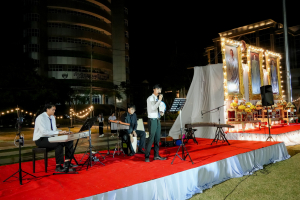 มรภ.เทพสตรี และ กระทรวง อว. จัดงานดนตรีในสวน : H.M. Song อว. บรรเลงเพลงของพ่อ เทิดพระเกียรติ รัชกาลที่ 9 เพื่อน้อมรำลึกถึงพระปรีชาสามารถด้านดนตรี และสืบสานบทเพลงพระราชนิพนธ์โดยคนรุ่นใหม่