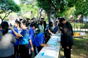 สำนักศิลปะและวัฒนธรรม ร่วมกับภาคีเครือข่าย จัดกิจกรรมวาดภาพพระบฏ งานทำบุญเมืองลพบุรี ครั้งที่ 26 ถวายเป็นพุทธบูชาแด่พระรัตนตรัย และเฉลิมพระเกียรติถวายเป็นพระราชกุศลแด่ สมเด็จพระพันปีหลวง