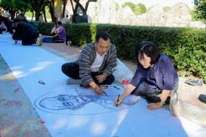 สำนักศิลปะและวัฒนธรรม ร่วมกับภาคีเครือข่าย จัดกิจกรรมวาดภาพพระบฏ งานทำบุญเมืองลพบุรี ครั้งที่ 26 ถวายเป็นพุทธบูชาแด่พระรัตนตรัย และเฉลิมพระเกียรติถวายเป็นพระราชกุศลแด่ สมเด็จพระพันปีหลวง