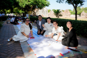 สำนักศิลปะและวัฒนธรรม ร่วมกับภาคีเครือข่าย จัดกิจกรรมวาดภาพพระบฏ งานทำบุญเมืองลพบุรี ครั้งที่ 26 ถวายเป็นพุทธบูชาแด่พระรัตนตรัย และเฉลิมพระเกียรติถวายเป็นพระราชกุศลแด่ สมเด็จพระพันปีหลวง