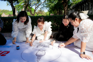 สำนักศิลปะและวัฒนธรรม ร่วมกับภาคีเครือข่าย จัดกิจกรรมวาดภาพพระบฏ งานทำบุญเมืองลพบุรี ครั้งที่ 26 ถวายเป็นพุทธบูชาแด่พระรัตนตรัย และเฉลิมพระเกียรติถวายเป็นพระราชกุศลแด่ สมเด็จพระพันปีหลวง