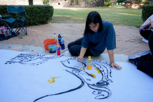 สำนักศิลปะและวัฒนธรรม ร่วมกับภาคีเครือข่าย จัดกิจกรรมวาดภาพพระบฏ งานทำบุญเมืองลพบุรี ครั้งที่ 26 ถวายเป็นพุทธบูชาแด่พระรัตนตรัย และเฉลิมพระเกียรติถวายเป็นพระราชกุศลแด่ สมเด็จพระพันปีหลวง