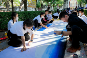 สำนักศิลปะและวัฒนธรรม ร่วมกับภาคีเครือข่าย จัดกิจกรรมวาดภาพพระบฏ งานทำบุญเมืองลพบุรี ครั้งที่ 26 ถวายเป็นพุทธบูชาแด่พระรัตนตรัย และเฉลิมพระเกียรติถวายเป็นพระราชกุศลแด่ สมเด็จพระพันปีหลวง