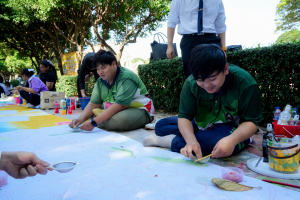 สำนักศิลปะและวัฒนธรรม ร่วมกับภาคีเครือข่าย จัดกิจกรรมวาดภาพพระบฏ งานทำบุญเมืองลพบุรี ครั้งที่ 26 ถวายเป็นพุทธบูชาแด่พระรัตนตรัย และเฉลิมพระเกียรติถวายเป็นพระราชกุศลแด่ สมเด็จพระพันปีหลวง