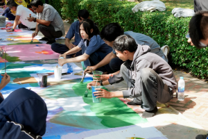 สำนักศิลปะและวัฒนธรรม ร่วมกับภาคีเครือข่าย จัดกิจกรรมวาดภาพพระบฏ งานทำบุญเมืองลพบุรี ครั้งที่ 26 ถวายเป็นพุทธบูชาแด่พระรัตนตรัย และเฉลิมพระเกียรติถวายเป็นพระราชกุศลแด่ สมเด็จพระพันปีหลวง