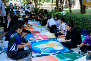 สำนักศิลปะและวัฒนธรรม ร่วมกับภาคีเครือข่าย จัดกิจกรรมวาดภาพพระบฏ งานทำบุญเมืองลพบุรี ครั้งที่ 26 ถวายเป็นพุทธบูชาแด่พระรัตนตรัย และเฉลิมพระเกียรติถวายเป็นพระราชกุศลแด่ สมเด็จพระพันปีหลวง