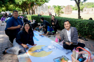 สำนักศิลปะและวัฒนธรรม ร่วมกับภาคีเครือข่าย จัดกิจกรรมวาดภาพพระบฏ งานทำบุญเมืองลพบุรี ครั้งที่ 26 ถวายเป็นพุทธบูชาแด่พระรัตนตรัย และเฉลิมพระเกียรติถวายเป็นพระราชกุศลแด่ สมเด็จพระพันปีหลวง