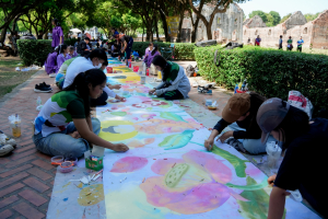 สำนักศิลปะและวัฒนธรรม ร่วมกับภาคีเครือข่าย จัดกิจกรรมวาดภาพพระบฏ งานทำบุญเมืองลพบุรี ครั้งที่ 26 ถวายเป็นพุทธบูชาแด่พระรัตนตรัย และเฉลิมพระเกียรติถวายเป็นพระราชกุศลแด่ สมเด็จพระพันปีหลวง