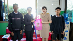 งานสื่อสารองค์กร มรภ.เทพสตรี เดินหน้ากิจกรรม “เคาะประตูโรงเรียน” ประชาสัมพันธ์งานมหาวิทยาลัยและการรับสมัครนักศึกษารอบปัจจุบัน ในเขตพื้นที่รับผิดชอบ