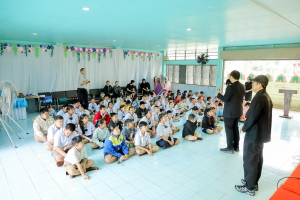 คณะวิทยาศาสตร์ฯ ลงพื้นที่ติดตามผลการดำเนินงานโครงการธนาคารขยะของโรงเรียนวัดไผ่แตร