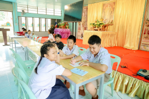 คณะวิทยาศาสตร์ฯ ลงพื้นที่ติดตามผลการดำเนินงานโครงการธนาคารขยะของโรงเรียนวัดไผ่แตร