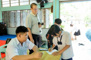 คณะวิทยาศาสตร์ฯ ลงพื้นที่ติดตามผลการดำเนินงานโครงการธนาคารขยะของโรงเรียนวัดไผ่แตร