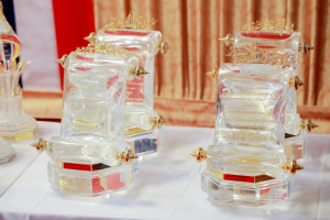 มรภ.เทพสตรี ร่วมพิธีมอบถ้วยรางวัลพระราชทาน การแข่งขันการเข้ารับพระราชทานปริญญาบัตร มหาวิทยาลัยราชภัฏทั่วประเทศ และมหาวิทยาลัยสวนดุสิต