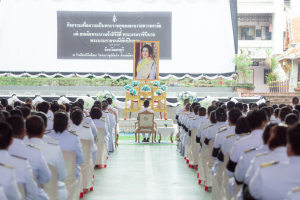 มรภ.เทพสตรี ร่วมพิธีบำเพ็ญกุศลอุทิศถวายพระราชกุศลแด่ สมเด็จพระพันปีหลวง ครบปัญญาสมวาร (50 วัน) ณ โรงเรียนวินิตศึกษาในพระราชูปถัมภ์ฯ