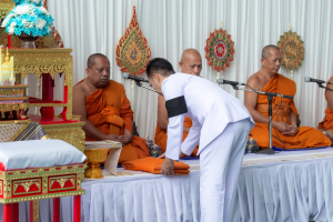 มรภ.เทพสตรี ร่วมพิธีบำเพ็ญกุศลอุทิศถวายพระราชกุศลแด่ สมเด็จพระพันปีหลวง ครบปัญญาสมวาร (50 วัน) ณ โรงเรียนวินิตศึกษาในพระราชูปถัมภ์ฯ