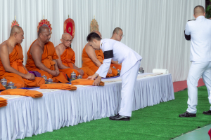 มรภ.เทพสตรี ร่วมพิธีบำเพ็ญกุศลอุทิศถวายพระราชกุศลแด่ สมเด็จพระพันปีหลวง ครบปัญญาสมวาร (50 วัน) ณ โรงเรียนวินิตศึกษาในพระราชูปถัมภ์ฯ