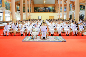 มรภ.เทพสตรี ร่วมพิธีบำเพ็ญกุศลอุทิศถวายพระราชกุศลแด่ สมเด็จพระพันปีหลวง ครบปัญญาสมวาร (50 วัน) ณ วัดสิริจันทรนิมิตรวรวิหาร