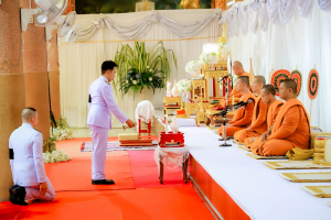 มรภ.เทพสตรี ร่วมพิธีบำเพ็ญกุศลอุทิศถวายพระราชกุศลแด่ สมเด็จพระพันปีหลวง ครบปัญญาสมวาร (50 วัน) ณ วัดสิริจันทรนิมิตรวรวิหาร