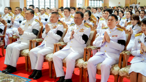 มรภ.เทพสตรี ร่วมพิธีบำเพ็ญกุศลอุทิศถวายพระราชกุศลแด่ สมเด็จพระพันปีหลวง ครบปัญญาสมวาร (50 วัน) ณ วัดสิริจันทรนิมิตรวรวิหาร