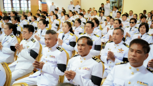 มรภ.เทพสตรี ร่วมพิธีบำเพ็ญกุศลอุทิศถวายพระราชกุศลแด่ สมเด็จพระพันปีหลวง ครบปัญญาสมวาร (50 วัน) ณ วัดสิริจันทรนิมิตรวรวิหาร