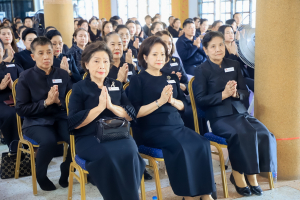 มรภ.เทพสตรี ร่วมพิธีบำเพ็ญกุศลอุทิศถวายพระราชกุศลแด่ สมเด็จพระพันปีหลวง ครบปัญญาสมวาร (50 วัน) ณ วัดสิริจันทรนิมิตรวรวิหาร