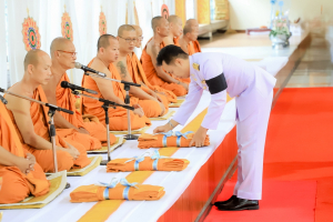 มรภ.เทพสตรี ร่วมพิธีบำเพ็ญกุศลอุทิศถวายพระราชกุศลแด่ สมเด็จพระพันปีหลวง ครบปัญญาสมวาร (50 วัน) ณ วัดสิริจันทรนิมิตรวรวิหาร
