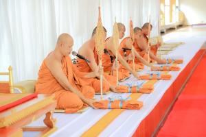 มรภ.เทพสตรี ร่วมพิธีบำเพ็ญกุศลอุทิศถวายพระราชกุศลแด่ สมเด็จพระพันปีหลวง ครบปัญญาสมวาร (50 วัน) ณ วัดสิริจันทรนิมิตรวรวิหาร