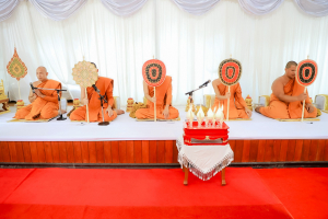 มรภ.เทพสตรี ร่วมพิธีบำเพ็ญกุศลอุทิศถวายพระราชกุศลแด่ สมเด็จพระพันปีหลวง ครบปัญญาสมวาร (50 วัน) ณ วัดสิริจันทรนิมิตรวรวิหาร