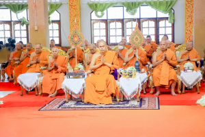 มรภ.เทพสตรี ร่วมพิธีบำเพ็ญกุศลอุทิศถวายพระราชกุศลแด่ สมเด็จพระพันปีหลวง ครบปัญญาสมวาร (50 วัน) ณ วัดสิริจันทรนิมิตรวรวิหาร