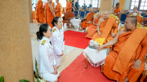 มรภ.เทพสตรี ร่วมพิธีบำเพ็ญกุศลอุทิศถวายพระราชกุศลแด่ สมเด็จพระพันปีหลวง ครบปัญญาสมวาร (50 วัน) ณ วัดสิริจันทรนิมิตรวรวิหาร