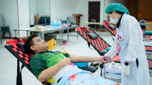 มรภ.เทพสตรี จัดโครงการบริจาคโลหิต เพื่อถวายเป็นพระราชกุศลแด่ รัชกาลที่ 9 และ สมเด็จพระพันปีหลวง