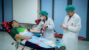 มรภ.เทพสตรี จัดโครงการบริจาคโลหิต เพื่อถวายเป็นพระราชกุศลแด่ รัชกาลที่ 9 และ สมเด็จพระพันปีหลวง