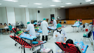 มรภ.เทพสตรี จัดโครงการบริจาคโลหิต เพื่อถวายเป็นพระราชกุศลแด่ รัชกาลที่ 9 และ สมเด็จพระพันปีหลวง