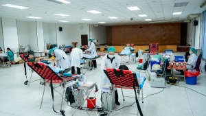 มรภ.เทพสตรี จัดโครงการบริจาคโลหิต เพื่อถวายเป็นพระราชกุศลแด่ รัชกาลที่ 9 และ สมเด็จพระพันปีหลวง