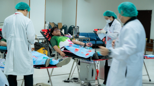 มรภ.เทพสตรี จัดโครงการบริจาคโลหิต เพื่อถวายเป็นพระราชกุศลแด่ รัชกาลที่ 9 และ สมเด็จพระพันปีหลวง