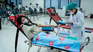 มรภ.เทพสตรี จัดโครงการบริจาคโลหิต เพื่อถวายเป็นพระราชกุศลแด่ รัชกาลที่ 9 และ สมเด็จพระพันปีหลวง