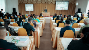 มรภ.เทพสตรี ร่วมกับ จังหวัดลพบุรี และสำนักงานทรัพยากรธรรมชาติและสิ่งแวดล้อมจังหวัดลพบุรี พัฒนาอาสาสมัครเฝ้าระวังและป้องกันปัญหาลิงในชุมชน เสริมองค์ความรู้เพื่อการบริหารจัดการอย่างเป็นระบบและยั่งยืน