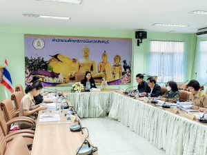 อธิการบดี มรภ.เทพสตรี เชิญอนุกรรมการฯ ร่วมการประชุมคณะอนุกรรมการศึกษาธิการจังหวัดสิงห์บุรีเกี่ยวกับการพัฒนาการศึกษา ครั้งที่ 5/68